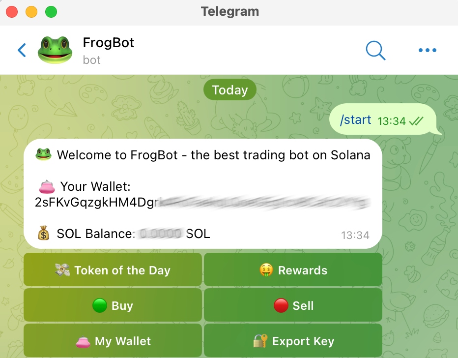 FrogBot Trading Bot